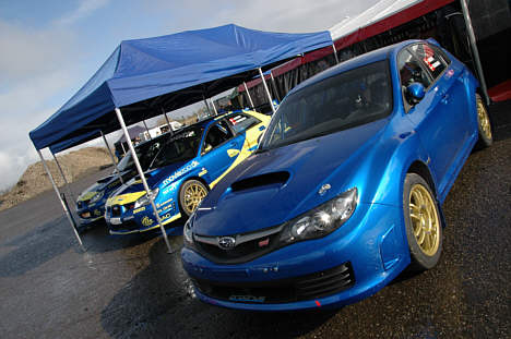 Denne nye Subaru Impreza N14 bliver Christian K. Jensen/Søren Tøndborgs køretøj i lørdagens Danflex Huse Gjønge Rally.